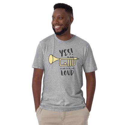 ¡Sí! Tiene que ser esta camiseta de trompeta ruidosa