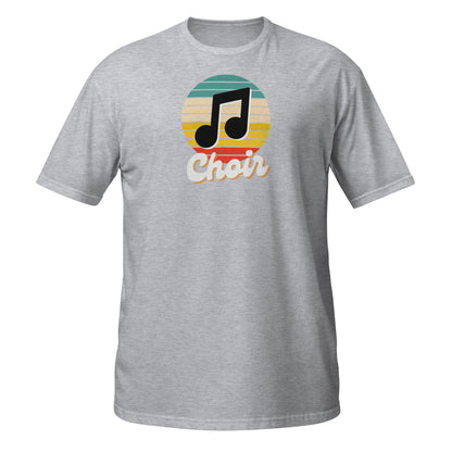 Camiseta con vibraciones de coro retro