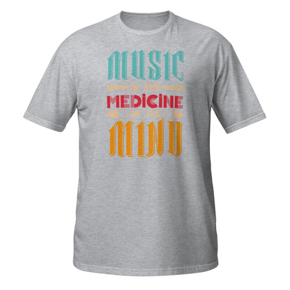 Camiseta La música es la medicina de la mente