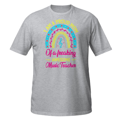 Camiseta "Mamá orgullosa de un profesor de música increíble"