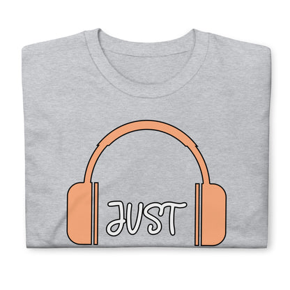 Camiseta con auriculares Just Music