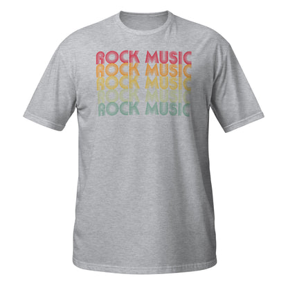 Camiseta de música rock retro