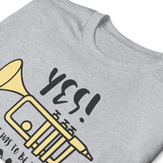 ¡Sí! Tiene que ser esta camiseta de trompeta ruidosa