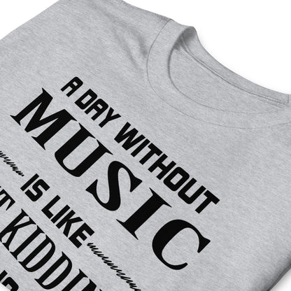 A Day Without Music Is Like, Just Kidding I Have No Idea T-Shirt
