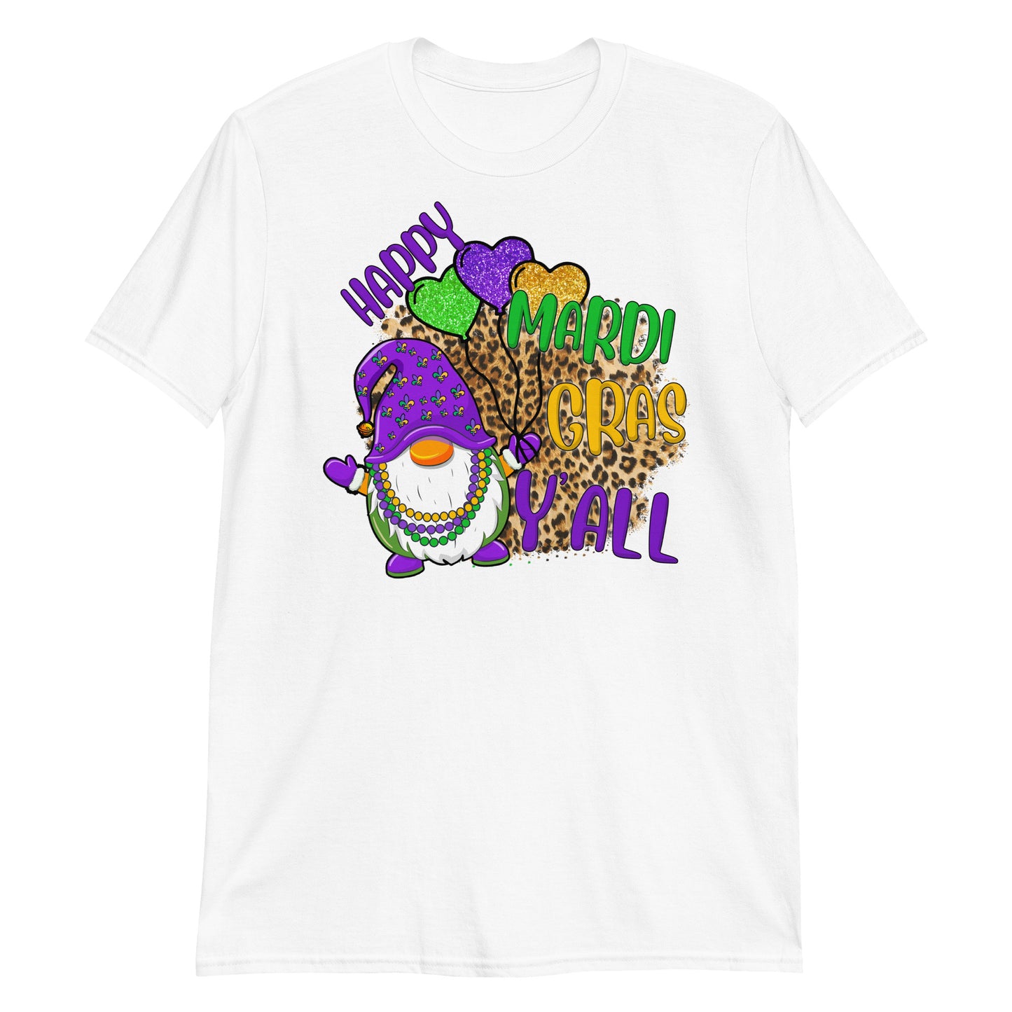 Happy Mardi Gras Y’all Gnome Tee