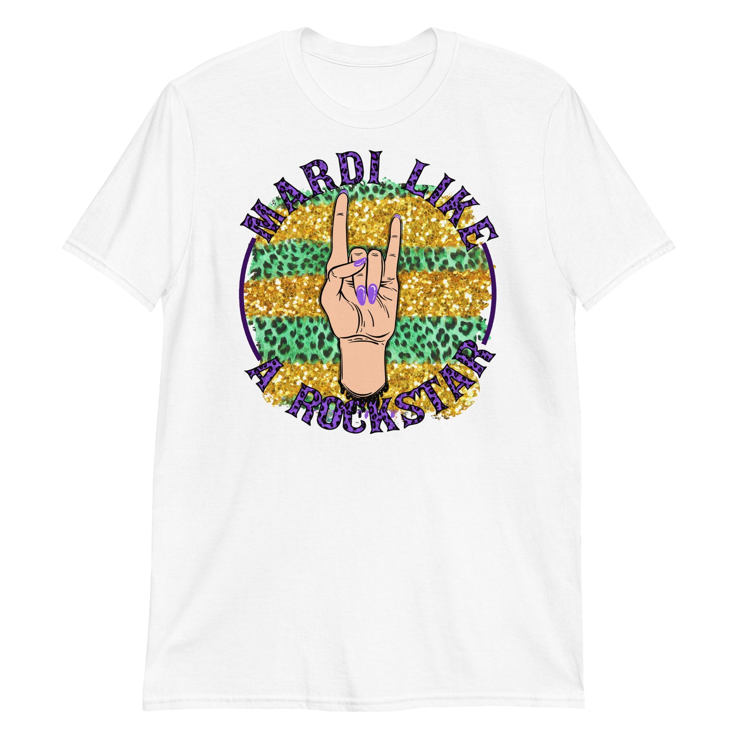 Mardi Like A Rockstar Tee