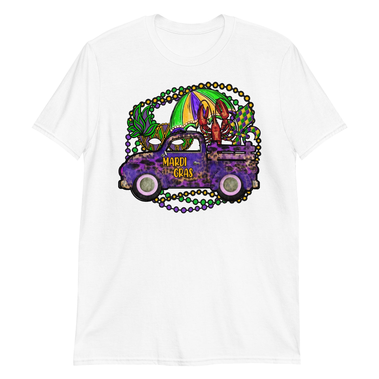 Crawfish Mardi Gras Truck Tee