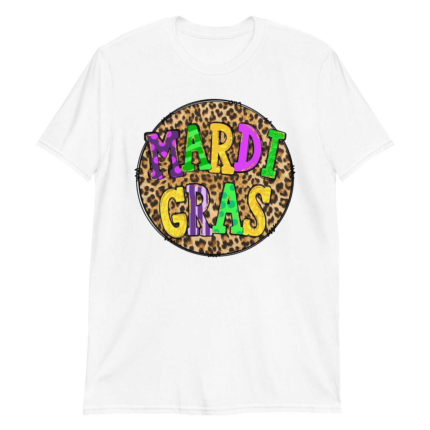 Mardi Gras Leopard Print Shirt