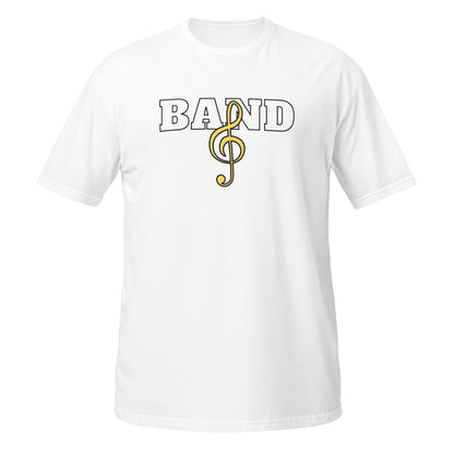 Camiseta con clave de sol de banda