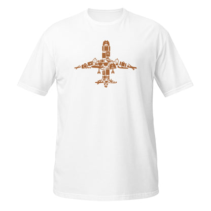 Camiseta gráfica con elementos de aviación