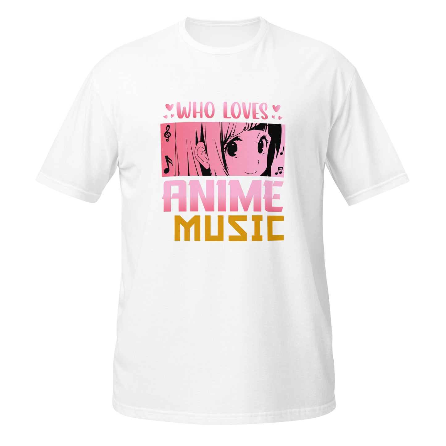 Just A Girl Who Loves Anime and Music Shirt