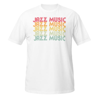 Camiseta de música jazz retro