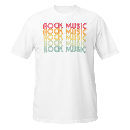 Camiseta de música rock retro