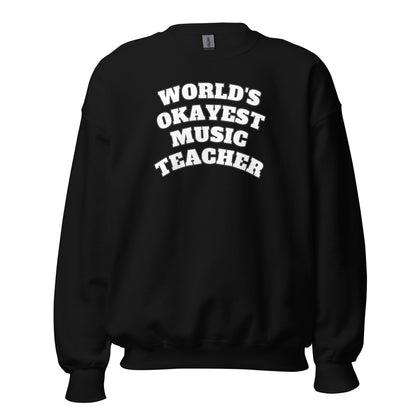 Sudadera "El profesor de música más aceptable del mundo"