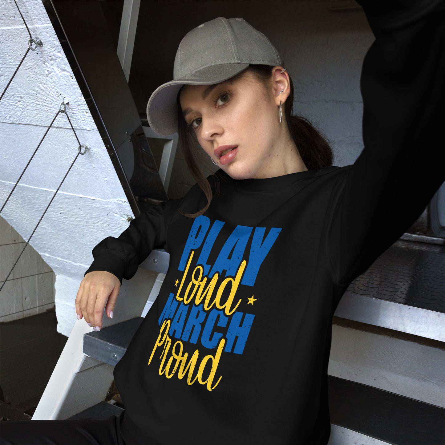 "Play Loud March Proud" Band Sweatshirt