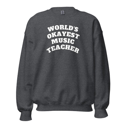 Sudadera "El profesor de música más aceptable del mundo"