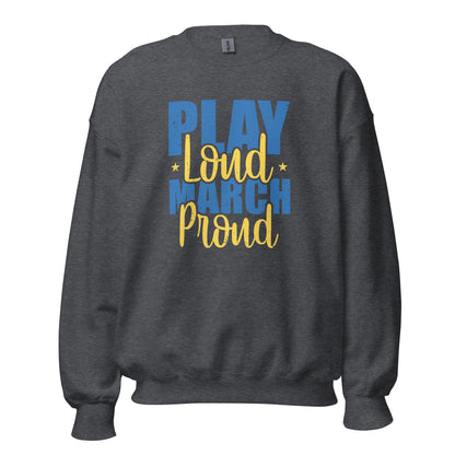 Sudadera con la banda "Play Loud March Proud"