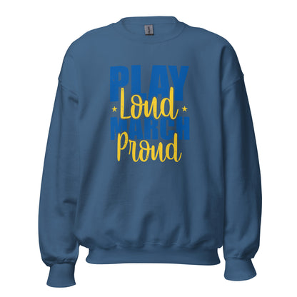 Sudadera con la banda "Play Loud March Proud"
