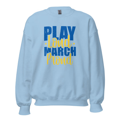 Sudadera con la banda "Play Loud March Proud"