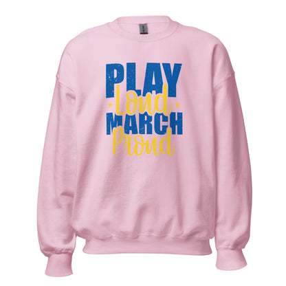 Sudadera con la banda "Play Loud March Proud"