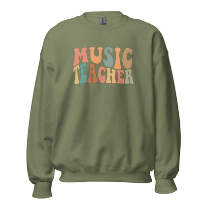 Sudadera retro "Profesor de música"