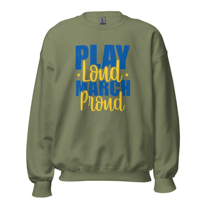 Sudadera con la banda "Play Loud March Proud"