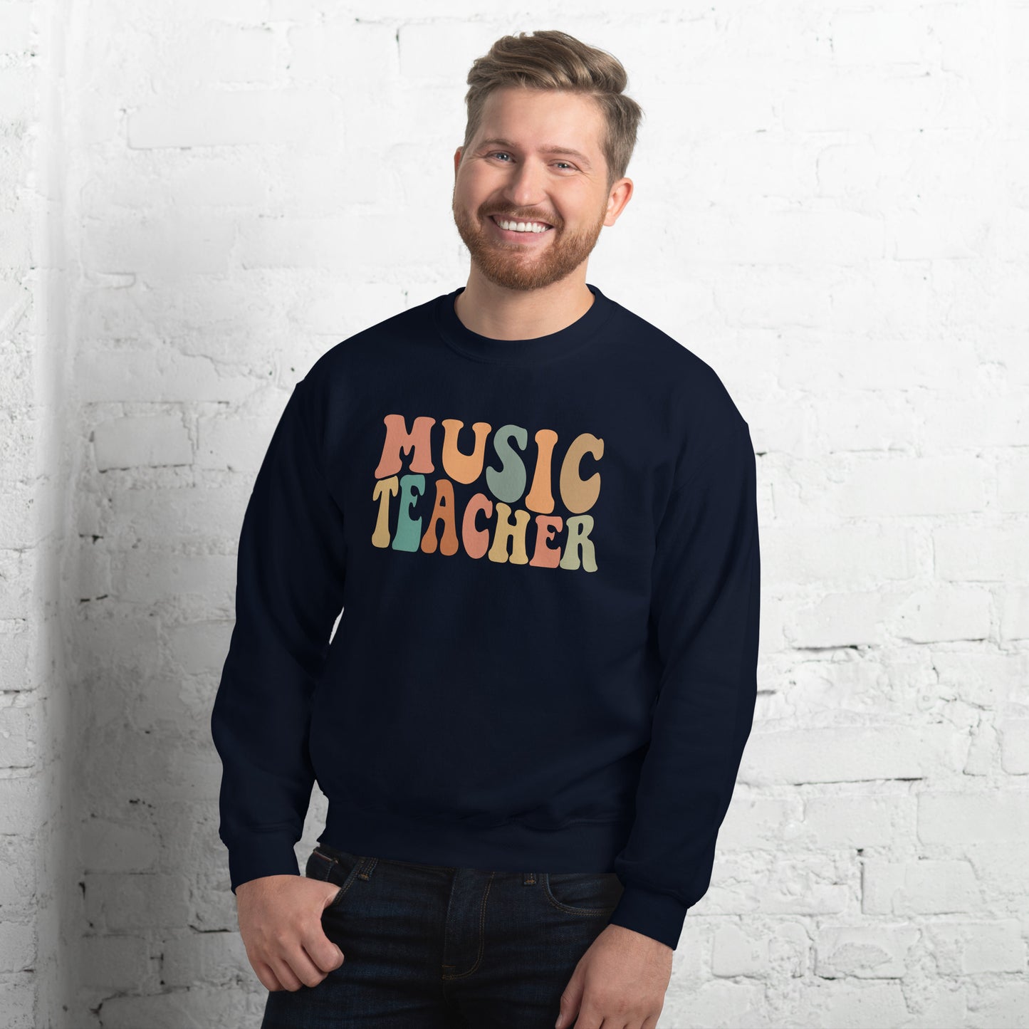 "Music Teacher" Retro Sweatshirt