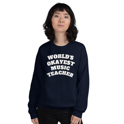 Sudadera "El profesor de música más aceptable del mundo"