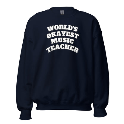Sudadera "El profesor de música más aceptable del mundo"