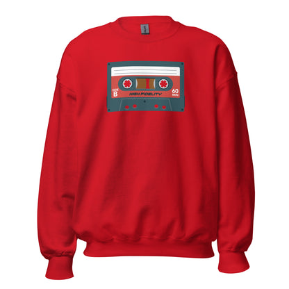 Sudadera con cinta de casete retro
