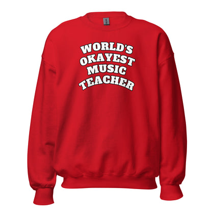 Sudadera "El profesor de música más aceptable del mundo"