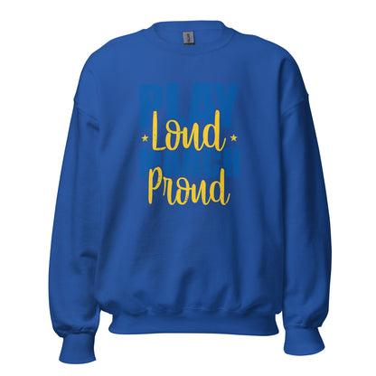 Sudadera con la banda "Play Loud March Proud"