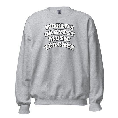 Sudadera "El profesor de música más aceptable del mundo"