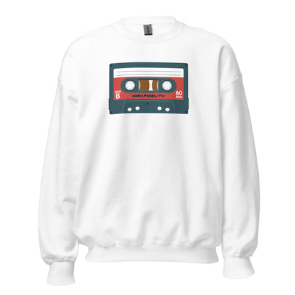 Sudadera con cinta de casete retro