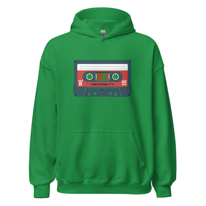 Sudadera con capucha de casete retro