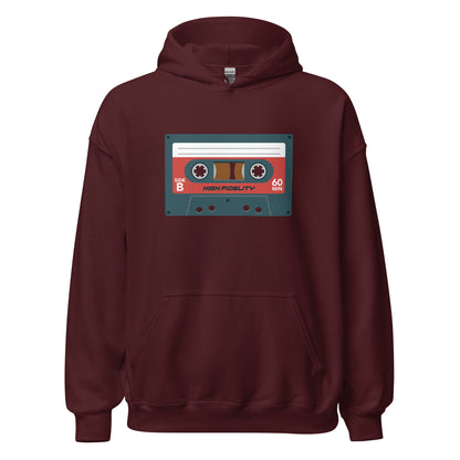 Sudadera con capucha de casete retro