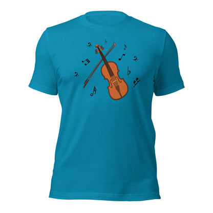 Camiseta clásica con melodía de violín