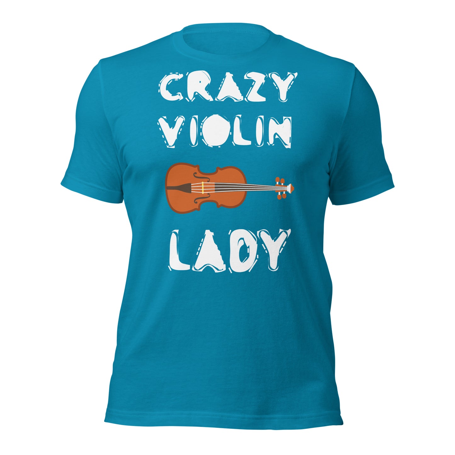 Crazy Violin Lady Shirt