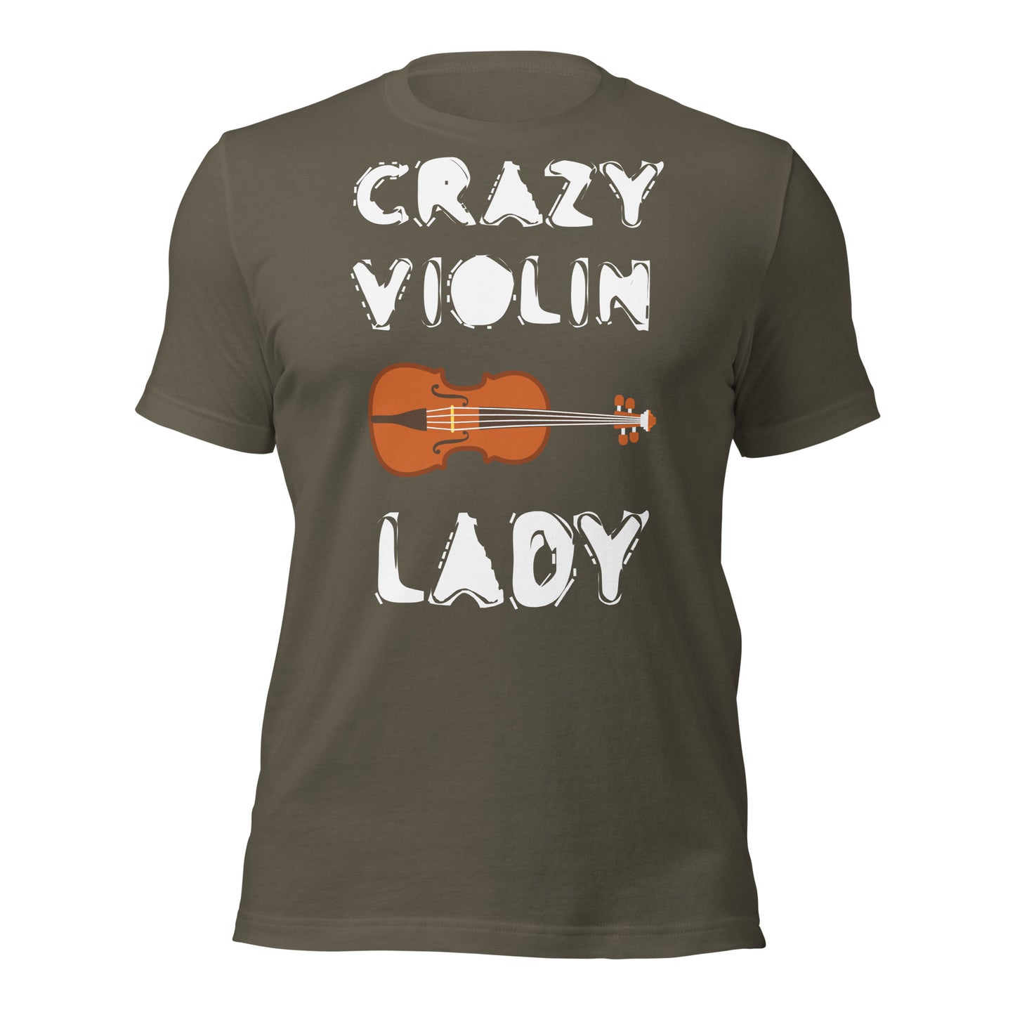 Crazy Violin Lady Shirt