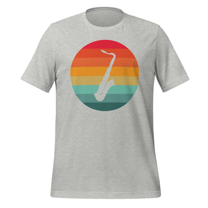 Camiseta con serenata de saxofón al atardecer