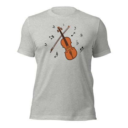 Camiseta clásica con melodía de violín