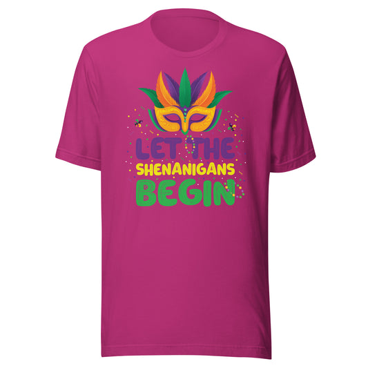 Camiseta "Que comiencen las travesuras" - Camiseta de Mardi Gras