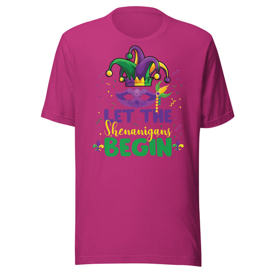 Que empiecen las travesuras - Camiseta de Mardi Gras