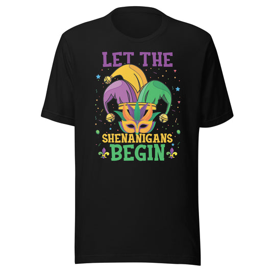 Let the Shenanigans Begin Mardi Gras Shirt