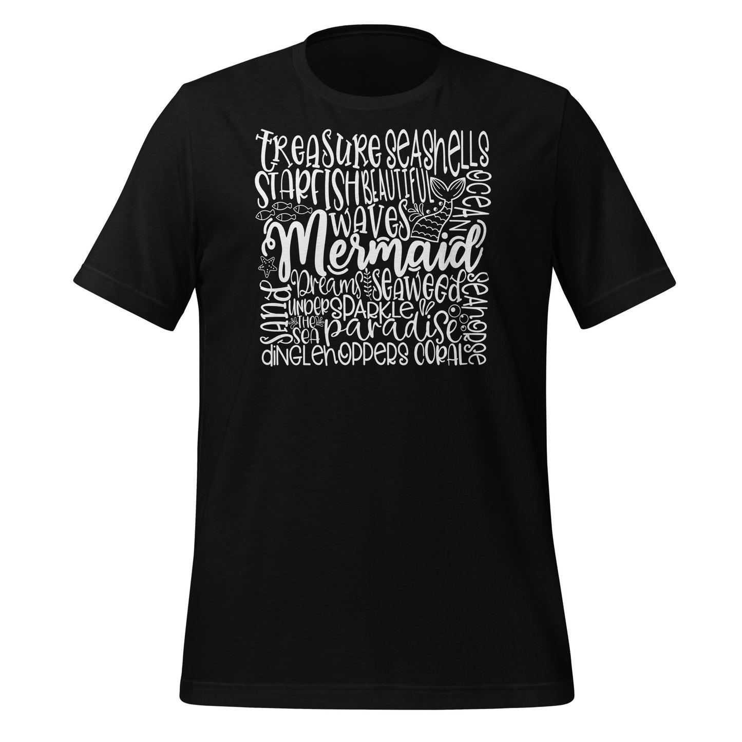 Mermaid Dreams Typography Graphic Tee