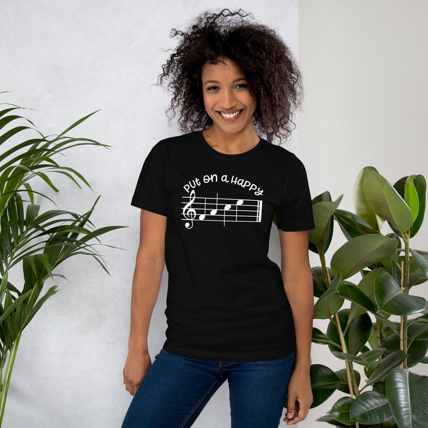 Put on a Happy FACE Music Tee