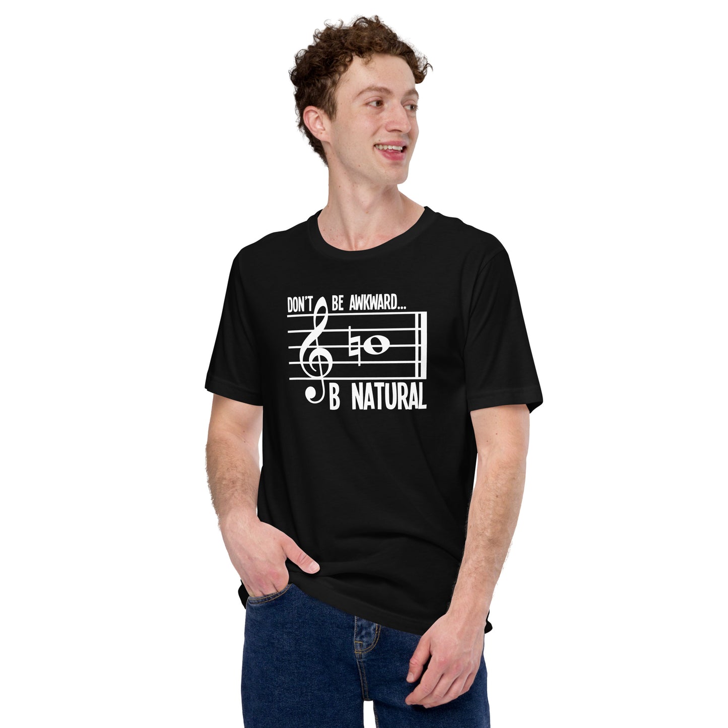 Don't Be Awkward B Natural Music Tee