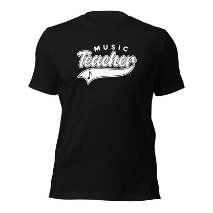 Camiseta con guión de profesor de música clásica