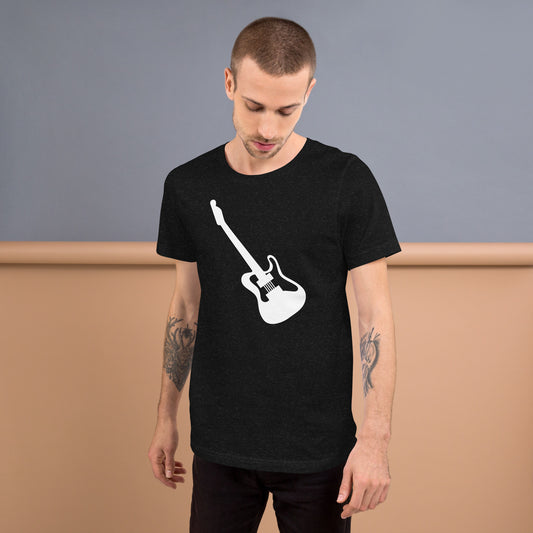 Camiseta para entusiastas de la guitarra eléctrica de cuerpo sólido