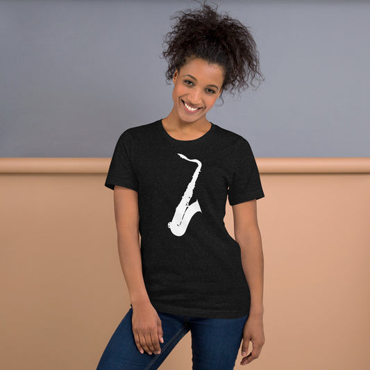 Camiseta para entusiastas del saxofón